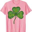 Religious Christian Catholic St Patricks Day Irish Shamrock T-Shirt, M