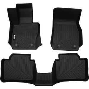 Fit 2012-2018 BMW 3-Series Sedan F30 AWD 3D TPE Floor Mats
IKON MOTORSPORTS, All Weather Waterproof Anti-Slip Floor Liners, Front & 2nd Row Full Set Car Interior Accessories, Black
