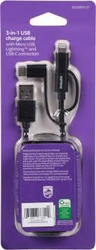 Philips 3 In 1 USB Charge Cable