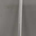 ChrisDowa Cordless 100% Blackout Roller Shade, with Striped Jacquard, Thermal Insulated, UV Protection Fabric, Total Blackout Blinds for Window, French Doors, Home and Office. White, 46" W x 72" H