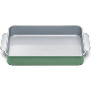 Caraway Non-Stick Ceramic 9x13 Rectangle Pan - Naturally Slick Ceramic Coating - Non-Toxic, PTFE & PFOA Free - Perfect for Brownies, Lasagnas, and More - Sage