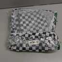 KPX 8 Set Packing Cubes for Travel, Luggage Packing Organizers Accessories Large Toiletries Bag for Clothes Shoes Cosmetics (8Set-Black Checkered)