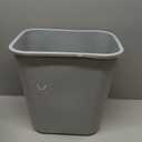 Rubbermaid Commercial Products Resin Wastebasket/Trash Can, 7-Gallon/28-Quart, Gray, Plastic, for Bedroom/Bathroom/Office, Fits Under Desk/Sink/Cabinet
