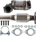 Front & Rear Catalytic Converter with Gasket Kit Fit for 2016 2017 2018 Hyundai Tucson 1.6L Replace # 33362, 16646