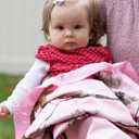 Carstens Realtree AP Baby Blanket, Pink, 34" x 34"