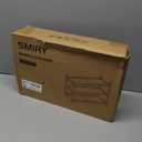 Smiry Bamboo Shoe Rack, 3 Tier Shoe Organizer for Entryway & Closet, Stackable Free Standing Storage Shelf for Shoes, Bags & Plants, White