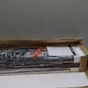 SUPERJARE 102 Inch Sofa Table with 2 Power Outlets and USB-C Ports, 5.9 Inch Narrow Console Table with Storage, Extra-Long, for Entryway Hallway Couch Behind Sofa, Small Spaces, Rustic Brown