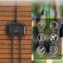 EIGHTREE Outdoor Smart Plug Waterproof IP44, Smart Outlet Plug with 2 Independently Controlled Outlets, Compatible with Alexa and Google Assistant, Voice & Remote Control, Timer&Schedule, 2.4GHz Only