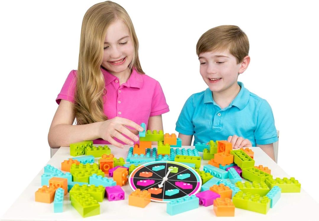 Strictly Briks Compatible with Lego Duplo Brik Builder Family Game for Toddlers and Kids | Board Game with Building Blocks and Bricks | Bricks Compatible with All Brands
