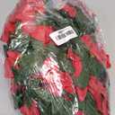 Faux Bougainvillea Artificial Flowers Plants for Outdoor Outside Decoration, 2 PCS Red Fake Flowers UV Resistant Look Real Silk Long Trailing Vines for Front Door Porch Planter Urn Patio Garden Yard