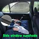 2PCS Car Window Sunshade, Side Window Sun Shade, Durable and Easy to Install, This Product Effectively Blocks Sunlight, Providing You with A Comfortable Environment
