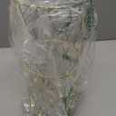 Decorative Metal Standing Toilet Tissue Holder for Bathroom/Powder Room, Compact Tissue Reserve for 3 Jumbo Rolls of Extra Toilet Paper Chrome