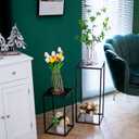 Black Plant Stand Indoor: 15.4"+23.6"+31.5 Tall Pedestal Stand for Wedding Centerpieces Party Event Center Pieces Decoration for Table Home Decor 1 Set