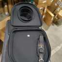 MOSLA Hat Box Travel Fedora Case Universal Size Hat Carrier Storage Case 16x14