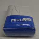 MIULEE Natural Pinch Pleated 100% Blackout Linen Curtains 96 Inch Length 2 Panels Set, Pleat Curtains with Pin Hooks, Black Out Light Blocking Room Darkening Drapes for Bedroom Living Room Window (40"W x 96"L (Pack of 2), Natural)