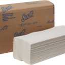 Scott Essential Multifold Paper Towels (01840) with Fast-Drying Absorbency Pockets, White, 16 Clips/Case, 250 Sheets/Clip, 4,000 Towels/Case - Pack of 3