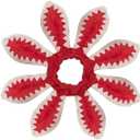 ComfyCamper Red Flower Dog Costume - X Large Medium Small French Lab Retriever Shepherd Pet Cosplay Halloween Costumes (Small)