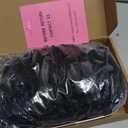 Black Bang Wig Sprial Curly Wig with Bangs, 12 Inch Afro Curly Wigs for Black Women, Glueless Wig for Beginner, Boucy and Chic, 1B, 3C Curls,