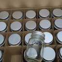 U Pack 2oz Mason Jar with Silver Lid for Honey Jam Spice Pack of 24 Sets
