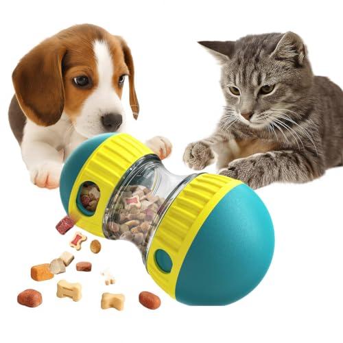 Interactive Pet Treat Dispenser Toy – Adjustable Puzzle Feeder Ball for Dogs & Cats – Slow Feeding, Enrichment and Mental Stimulation, Set of 2