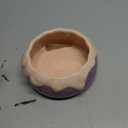 Guinea Pig Food Bowl Hamster Ceramic Water Dish Anti-Spill & Prevent Tipping Rabbit Feeding Bowl for Guinea Pig, Syrian Hamster, Bunny, Rat, Chinchilla, Squirrel, Small Animal (Honey Orange)