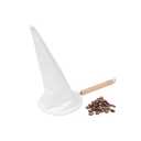 Imusa USA J100-4-50 Coffee Cloth Strainer with Wood Handle, White, 1 Count (Pack of 1)