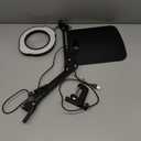 Magnifying Glass with Light and Stand, LED Desk Lamp with Base and Clamp