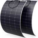 Solarapex 2-Pack 200W Flexible Solar Panels,Fiberglass ETFE,IP68 Waterproof
Two 200W solar panels provide 400W total rated power with 270° flexibility for RV,boat,van and off-grid solar systems