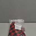 ADOGGYGO Christmas Dog Bandana Hat Bow tie Set - Classic Red Plaid Pet Xmas Scarf Hat Christmas Costume Outfit for Medium Large Dogs Pets (Large)