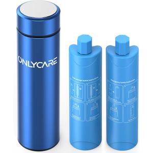 ONLYCARE Upgraded Insulin Travel Case Cooler, 60H+ Diabetic Cooler, TSA Approved Medication Cooler for Travel with Ice Packs, Reusable Medical Travel Case for Air Travel, Blue