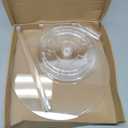 Tiered Cupcake Display Stand Rotatable Cake and Cupcake Tower Stand Combo Clear Acrylic Cake Holder with Tiered Tray for Dessert Pastry Birthday Wedding Party Table(4 Tire and Round)