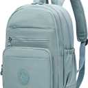 Hiking Waterproof 13" Laptop Backpack Purse for Women and Men,Travel Backpack (Light Blue)