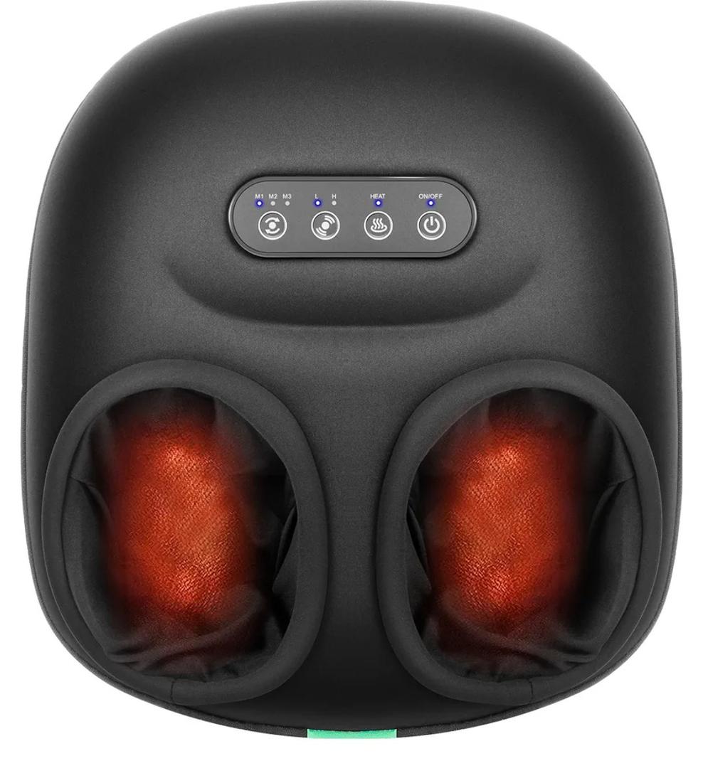 Medcursor Foot Massager Machine with Heat, Rolling, Deep Kneading, Shiatsu Foot Massager for Delivers Pain Relief, Tired, Plantar Fasciitis, Gift for Women Mom Men Fits Up to 13"