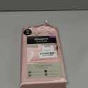 100% Mulberry Silk King Pillowcase for Hair and Skin, Both Sides 19 Momme Pure Natural Silk Travel Pillow Cases with Hidden Zipper, Pink