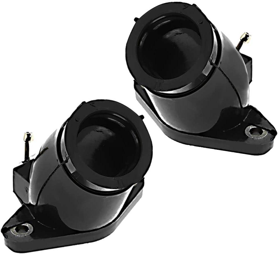 Carburetor Intake Manifold Holder Boot For Yamaha XVS650 V-Star Carburetor Joint Replace part # 4TR-13586-01-00/4TR-13596-01-00(Pack of 2)