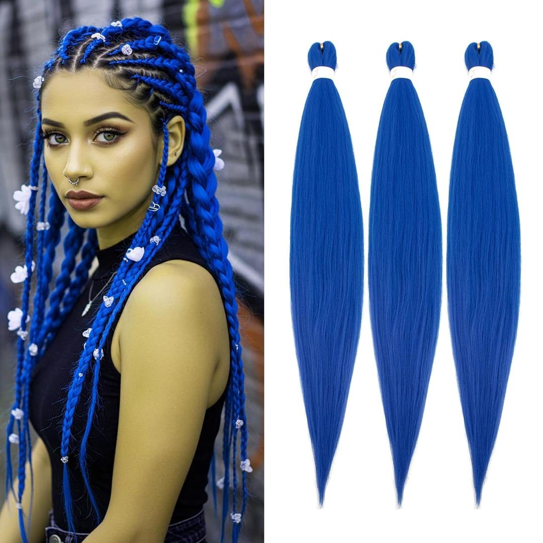 26 Inch 3 Pack Pre Stretched Braiding Hair