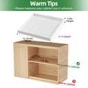 4 Pack Expandable Pull Out Cabinet Organizer, 21'' Deep Pull Out Drawers for Cabinet, Upgrade 3 Slide Rails Sliding Drawers for Cabinet with Adhesive Nano Film (White)