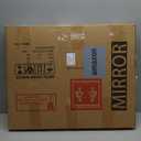 Vanity Mirror with Lights, 24'' x 20'' Lighted Makeup Mirror, Touch Screen with 3-Color Lighting, Dimmable for Vanity Desk Tabletop Square White