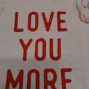 NEWKA Valentines Shirts Couples Matching Valentine T-Shirt Love You More Mommy and Me Tee Tops Pink, 1 Pc,  100-2T