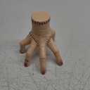 Electric Fake Moving Hand with Halloween Music,RGB LED Lights,Cosplay Scary Crawling Hand Thing Toy for Addams Big Family Party,Halloween Movie Prop Prank Decorations Props,Electronic Collection Toys