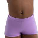 Capezio Girls' Boy Cut Low Rise Short (Purple)