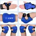 BOSONER Kids/Youth Knee Pad Elbow Pads Guards Protective Gear Set for Roller Skates Cycling BMX Bike Skateboard Inline Skatings Scooter Riding Sports, Size: Medium(9-15 years)