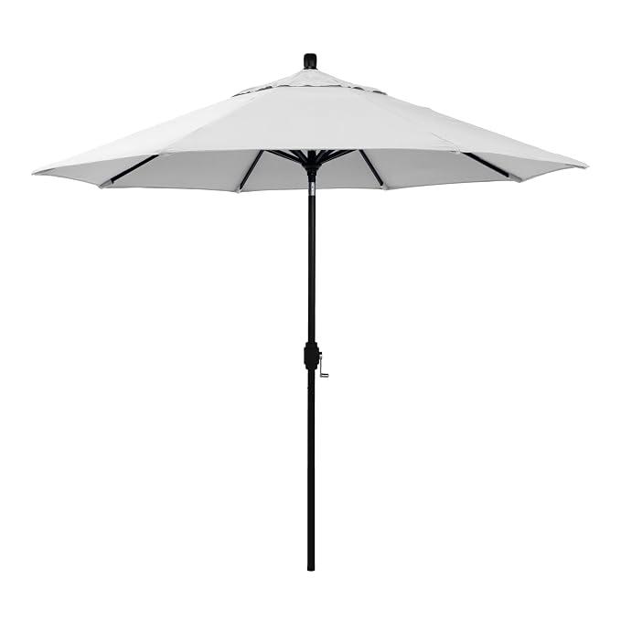 California Umbrella 5-Year-Non-Fading, 9Ft Premium Patio Umbrella, Hand-Crank