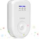 Air Purifiers Plug in Wall for Home, Small Odor EliminatorOzone Negative Ion Dual FunctionIonizer to Remove Smoke Pet Smell Portable Deodorizer Freshener Cleaner for Bedroom Bathroom Kitchen (White)