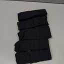 POKARLA Womens Cotton Underwear High Waist Full Coverage Briefs Soft Breathable Postpartum Panties Stretch Underpants (3X-Large, Black, 5Pack)