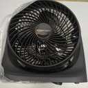 Amazon Basics Air Circulator Fan, Desk Fan for Bedroom, Home and Office, With 90-Degree Tilt Head, 3 Speed Settings, Lightweight (3 LBS), 35 Watts, Black, 11.1"W x 6.3"D x 10.9"H