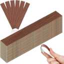 SUPVOX 40 Pcs 1:12 Scale Dollhouse Flooring Peel and Stick - Red Cherry Wood Grain Miniature Floor Planks - Self-Adhesive Vinyl Floor Tiles for Model House Renovation & DIY Decor