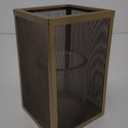 Metal Mesh Pillar Candle Holder, 8"