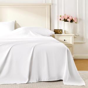 King bedding 4 Piece Set, 2 pillows(20"×40"), flat sheet, fitted sheet