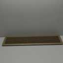 HVAC Premium 6" X 30" or 30" X 6" Heavy Duty Walkable Floor Grille - Fixed Blades Air Grille - Brown [Outer Dimensions: 7.75 X 31.75]